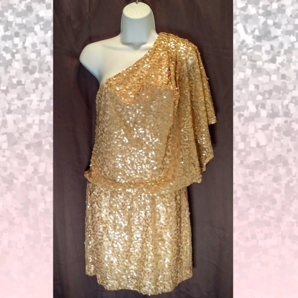 Jessica Simpson Champagne mini dress